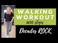 Decades Rock Walking Workout | 6000 Steps in 45 min | Classic Rock, Oldies & RnB Walking Exercise