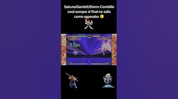 Sakura Combo Mvc2 #fightinggames #streetfighter #marvelvscapcom #mvc2 #capcom #playstation #gaming
