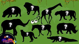 Apprenez des noms et regarder des vidéos d'animaux sauvages pour les enfants - Safari Animal Puzzle screenshot 5