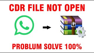 Whatsapp Cdr File Not Open Problum Sole 100%