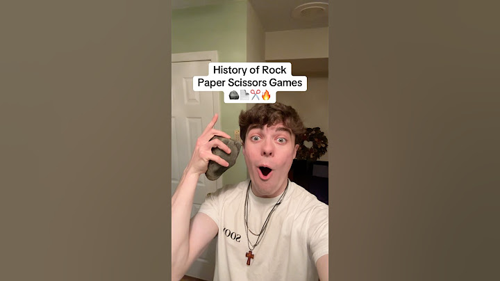 History of Rock Paper Scissors 🪨📄✂️