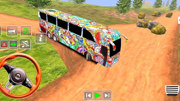 Coach Bus Simulator India Off-road Driving Bus Game | New Update 2025 Full Gameplay Video Part #111 