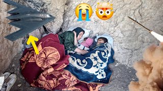 A homeless mother protects her children during wartime.