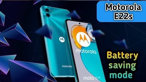 How To Enable Battery Saving Mode In Motorola E22s, Battery Saving Mode Kaise Enable Kare
