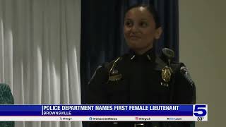 Brownsville Police Department promotes its first female lieutenant