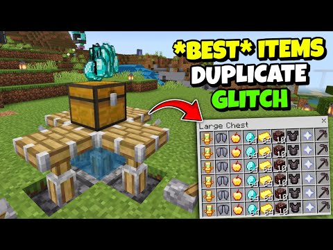 *BEST* ITEM DUPLICATION GLITCH FOR MINECRAFT BEDROCK (REALMS,PS5,Xbox,Switch PC)