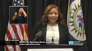 07/09/20 MNPS News Conference