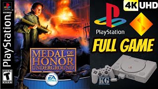 Medal of Honor: Underground | PS1 | 4K60ᶠᵖˢ UHD🔴| Longplay Walkthrough Playthrough Full Movie Game