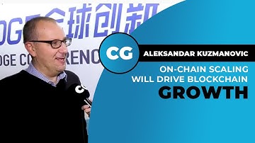Aleksandar Kuzmanovic: On-chain scaling is the key to blockchain success