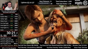 The Last of Us: Left Behind Speedrun (30:21) on Grounded mode