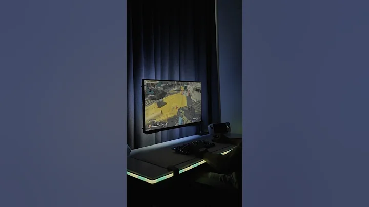 The ROG Ally In A Simple RGB Gaming Setup!