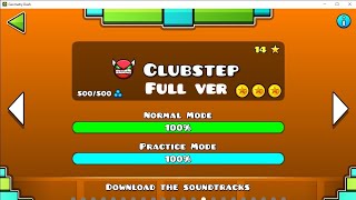 Clubstep Full Version All Coins - Geometry Dash