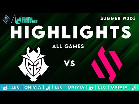 G2 vs BDS Highlights ALL GAMES | LEC 2025 Summer | G2 Esports vs Team BDS by Onivia