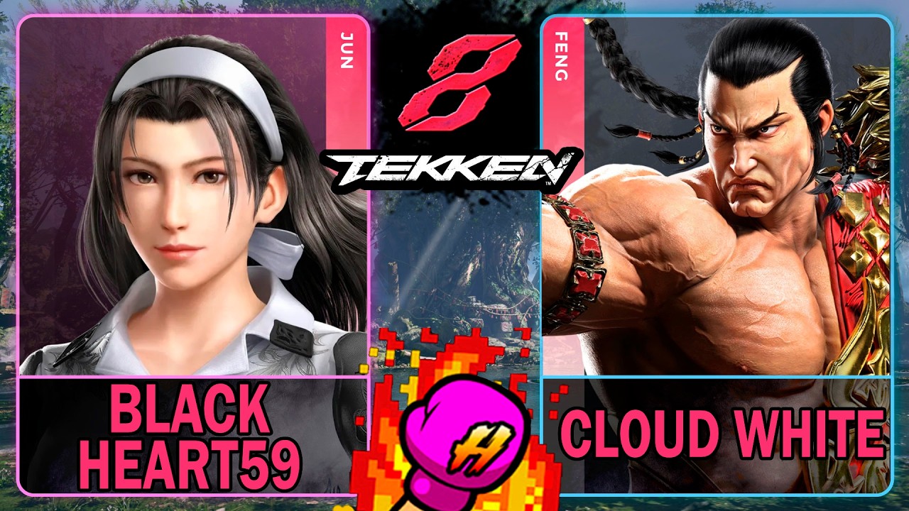 鉄拳8 Black Heart59 (風間 準 / JUN) VS Cloud White (馮 威 / FENG
