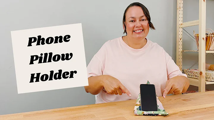 How to Make a Phone Pillow Holder DIY - Super Easy...