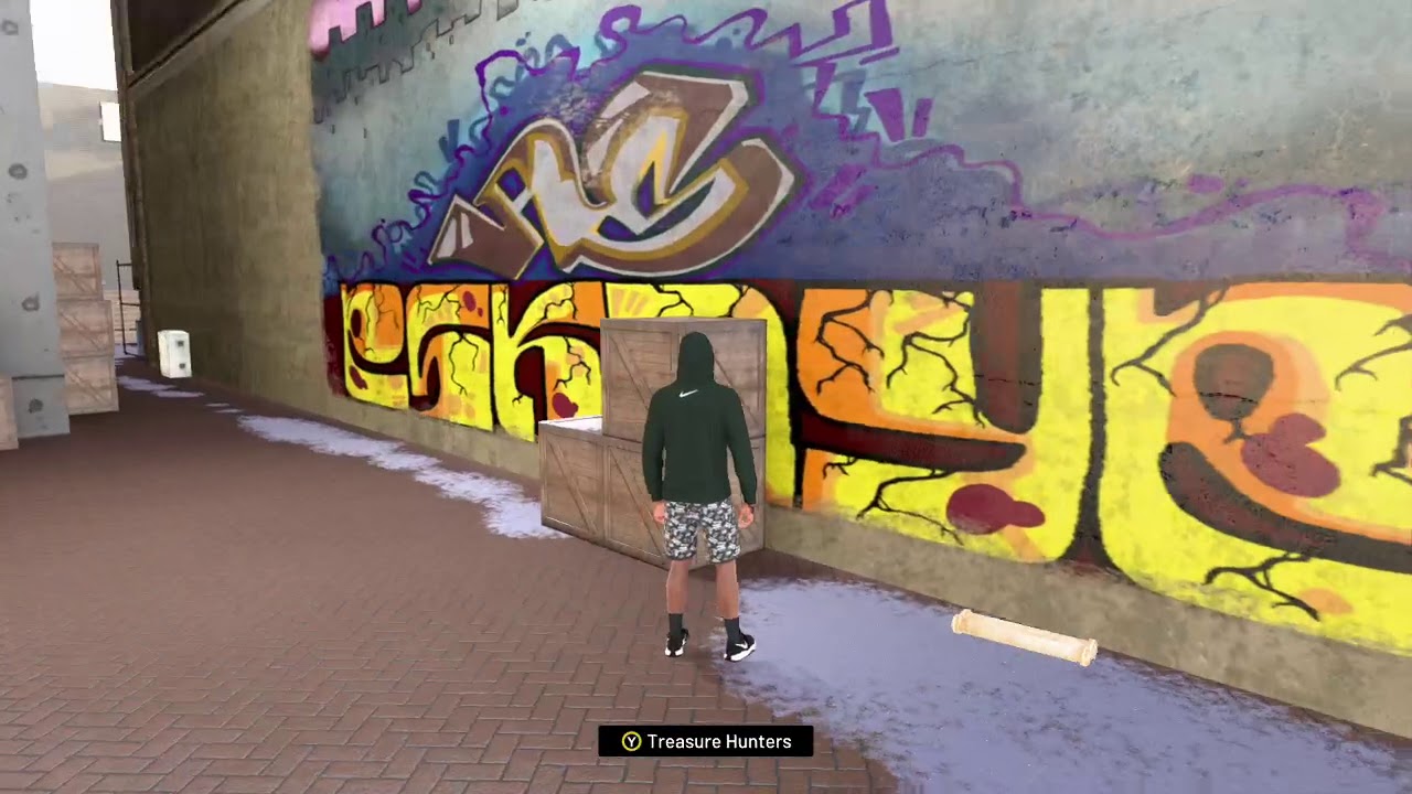 Where to find the treasure hunters event map in NBA 2K20 - YouTube