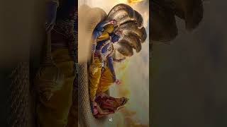 Powerful Krishna Mantra🦈- 🕉️  KRISHNAYA VASUDEVAYA #krishna #chanting #meditation #music 💕💕
