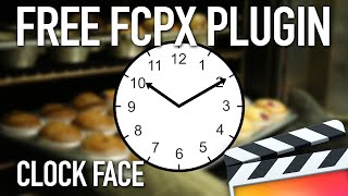 Free XEffects Clock Face Plugin for Final Cut Pro X (Watch Me Work 👀) FCPX screenshot 4