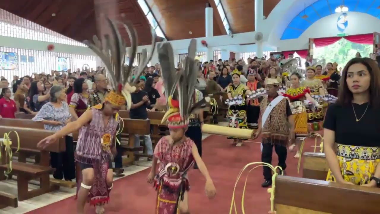 Missa Mantar Gawai Gereja Mary Immaculate Conception Kapit. (Opening Act)