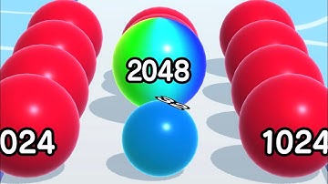 BALL RUN 2048 GAME ⚽️✨- All Levels Gameplay Walkthrough Android, iOS v.26