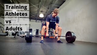 How I Train Pro Athletes vs Adults vs Myself