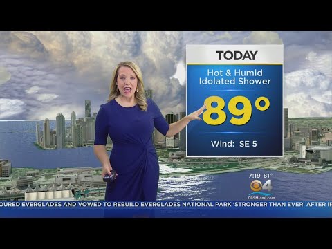 CBSMiami.com Weather @ Your Desk 10-8-17 7AM