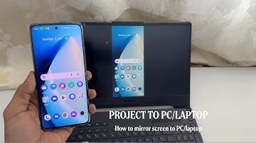 How to do screen mirroring on realme 10 pro plus - Project realme phone screen to laptop or PC