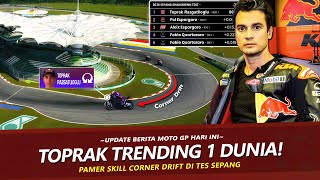 Tes Sepang Viral Corner Drift Toprak Trending 1 Dunia & Buat Rider Veteran Motogp Keheranan