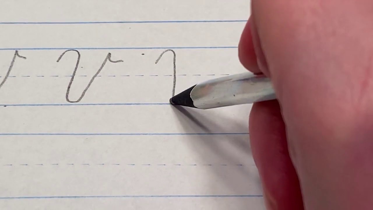 Cursive V – How to Write a Capital V in Cursive