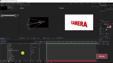 Tự học AFTER EFFECT a-z Bai 3 5 hướng dẫn sử dụng Camera Option Trong After Effect
