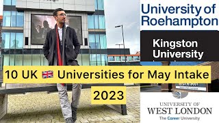 10 Uk 🇬🇧 Universities For May intake 2023 | For middle class students❤️