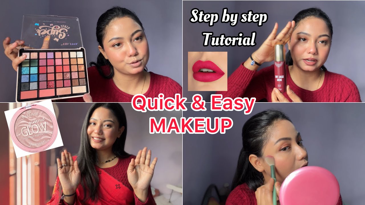 Easy & Simple Makeup Look /Beginners Makeup/ #longvlog #makeuptutorial #explore #makeuplook #viral 
