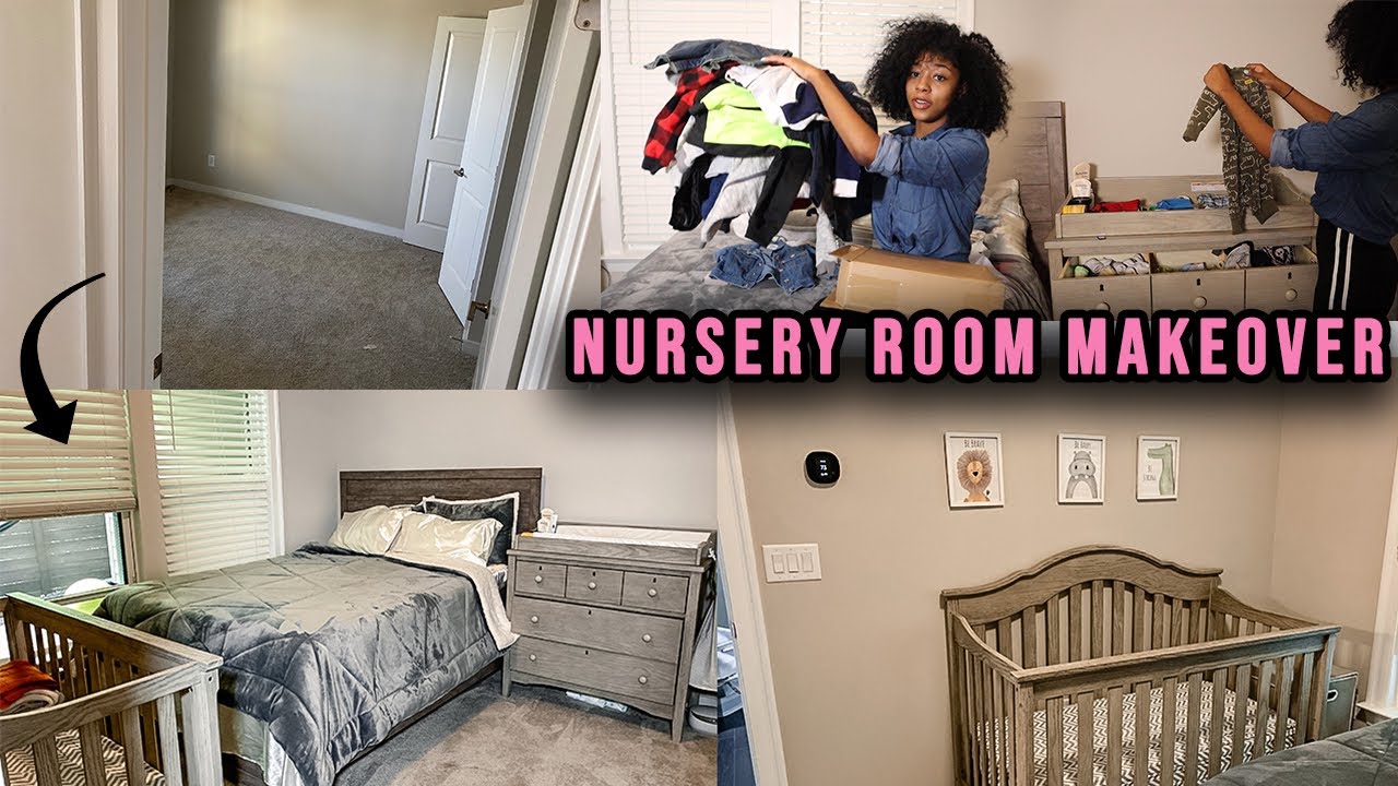 SHARED NURSERY/ CO-SLEEPING SET UP ON A BUDGET + Organize w/me! | DIY ...