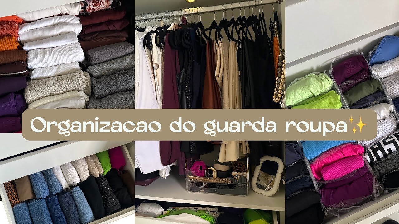 DESTRALHE e ORGANIZAÇÃO do armário |organização das gavetas, roupas, óculos | SAIU + de 30 peças 👀🫣😱