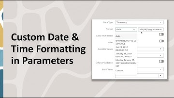 Formatting Custom Date & Time in Oracle Analytics Parameters