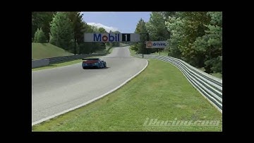 SimHQ Motorsports - A Fast Lap at Mosport in iRacing (external car view)