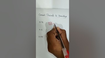 Convert decimal into percentage #shorts #youtubeshorts