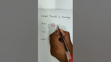 Convert Decimal Into Percentage Shorts Youtubeshorts 
