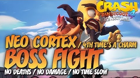 Crash Bandicoot 4: Neo Cortex Boss Fight (No Time Slow) / 4th Time