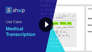 Use Case - NLP Medical Handwriting Transcription for Deep Learning