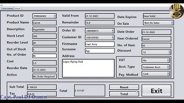 How to Create a Stock Management System using Microsoft Access in Java NetBeans - Full Tutorial