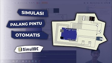 Simulasi Palang Pintu Otomatis - SimulIDE