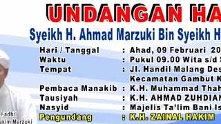 Dokomentasi haul kh.ahmad marzuki bin syeikh sulaiman wali handil malang