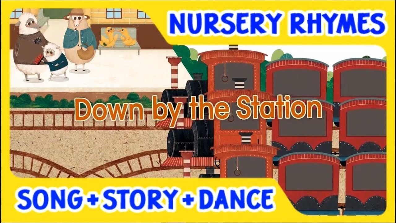 Down by the Station Transportation Nursery Rhymes with Ready, Set