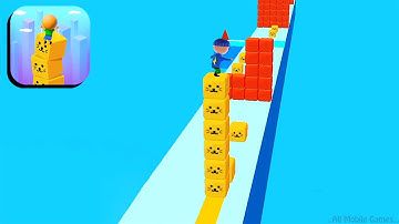 Cube Surfer - All Level Gameplay Walkthrough New Skin Part 7 (IOS & Android)