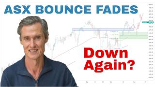 ASX 200 Bounce Fades — Is the Sell-Off Resuming? | Stock Market Technical Analysis