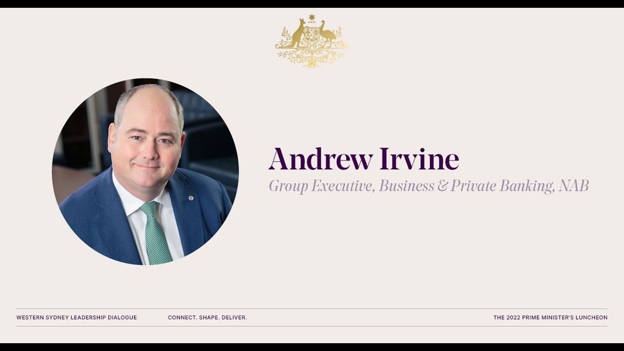 2022 Prime Minister's Luncheon Vote of Thanks Andrew Irvine, NAB