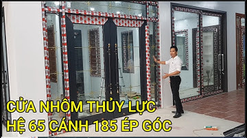 🔴 BLK2337 - CỬA TRƯỢT CỠ LỚN HÃNG NHÔM BLK | CỬA ĐI THỦY LỰC HỆ 65 CÁNH 180 | CỬA ĐI CHÍNH CÁNH 150