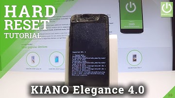 How to Remove Pattern Lock on KIANO Elegance 4.0 - Hard Reset