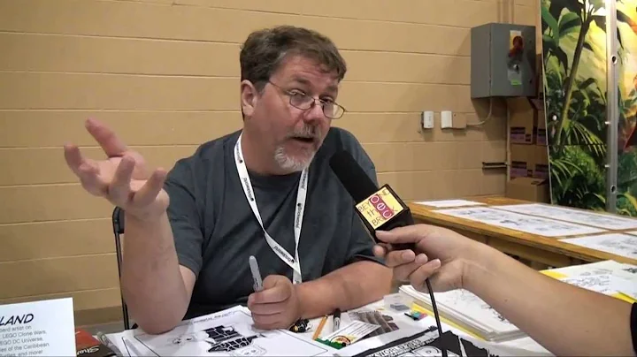 LEGO comic artist Greg Hyland - Brickworld Chicago...